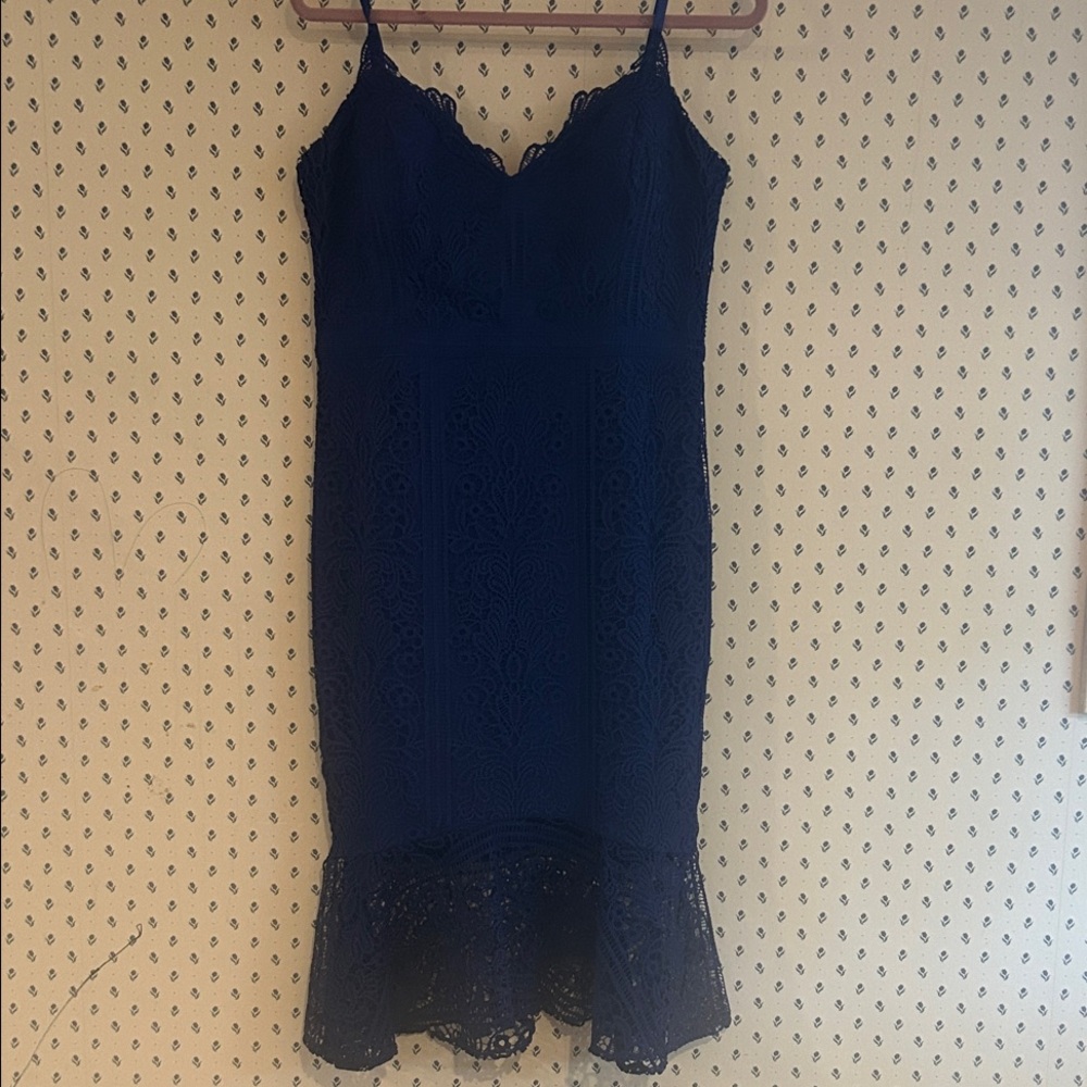 Guess Blue Lace Dress